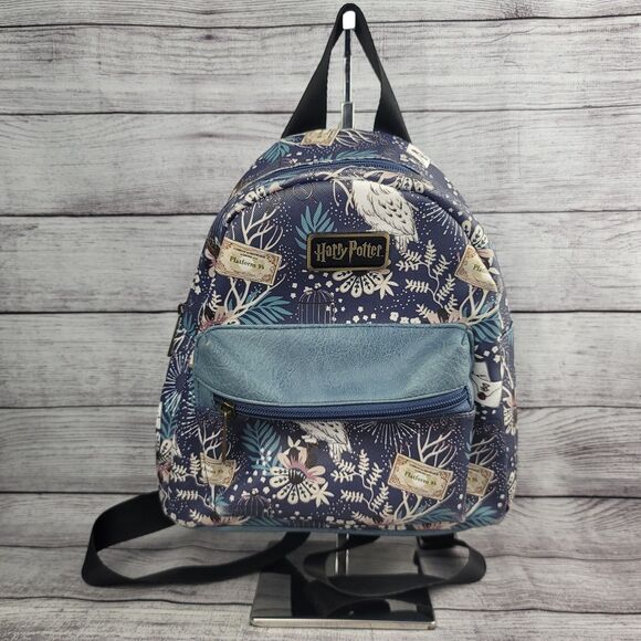 Harry Potter Hogwarts ICONS Floral Backpack Wizarding World Letter Hedwig Magic - Picture 1 of 9